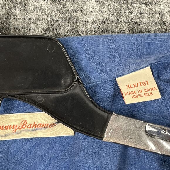 TOMMY BAHAMA SHIRT MENS XL SILK HAWAIIAN RESORT CLUB BEACH CAMP CABANA LOUNGE - Picture 6 of 10